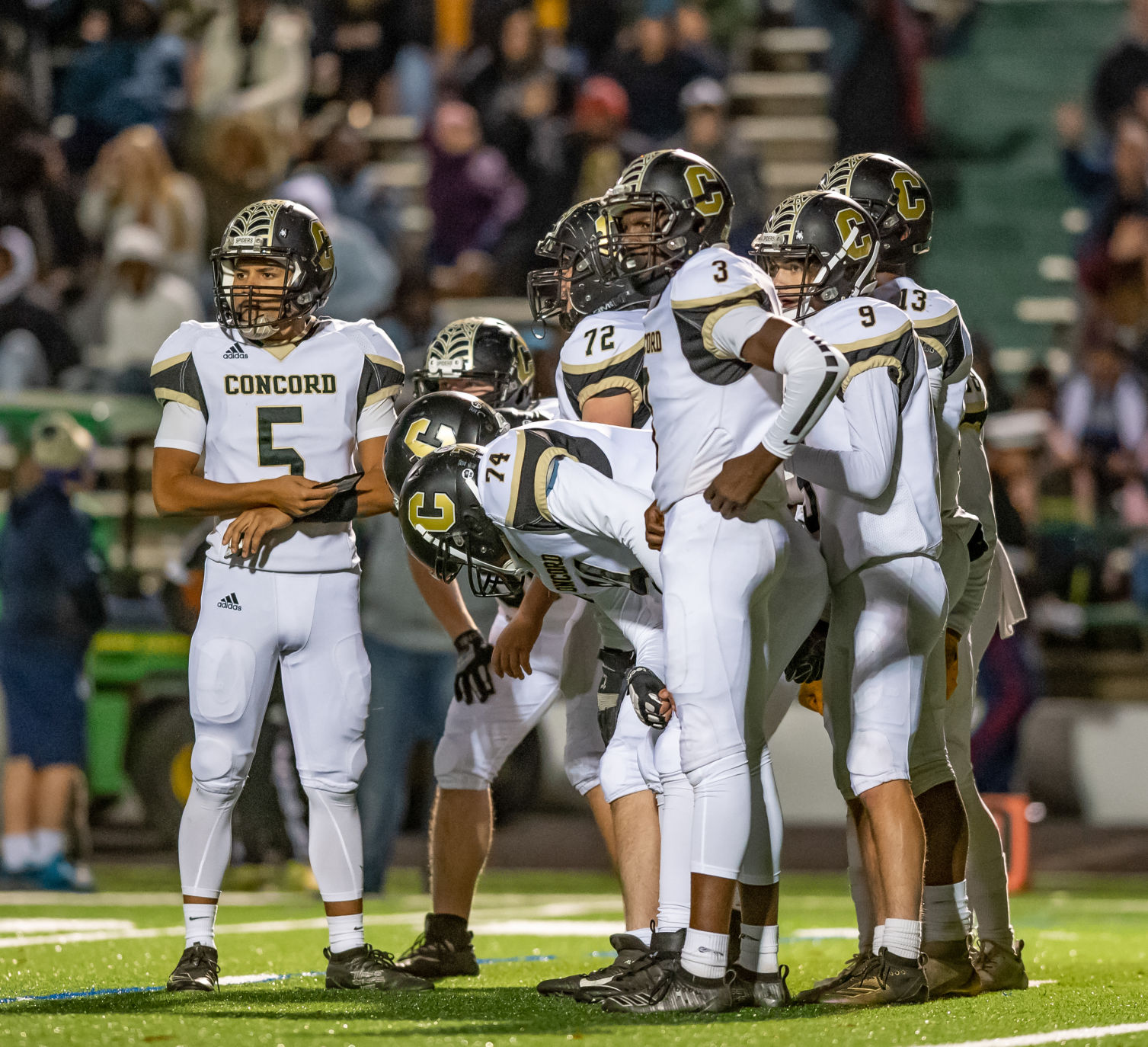 the annual Battle of the Bell high school football game
